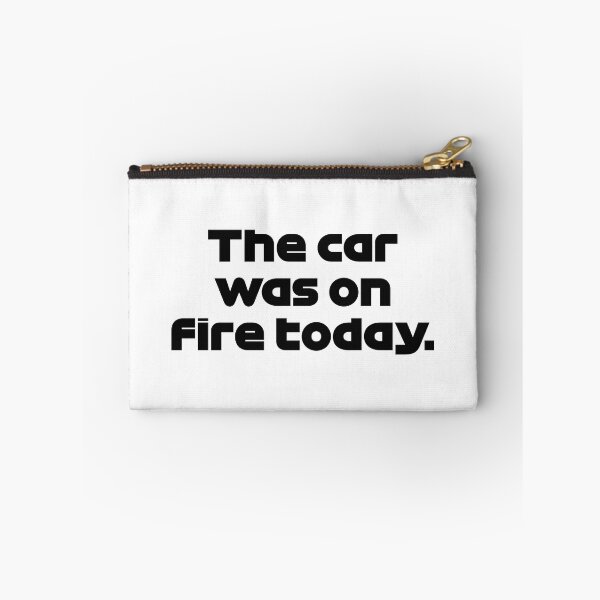 Item preview, The Car Was On Fire Today - VER. Radio Voice Styrian GP 2021 (Black) designed and sold by FilipeFerreira.