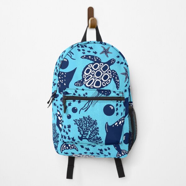 Item preview, Ocean Creatures Pattern - Blue designed and sold by monitdesign.