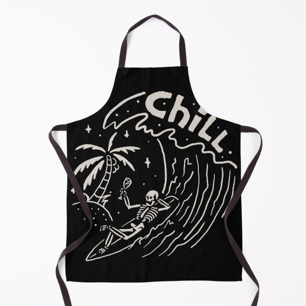 Item preview, Funny Skeleton Tropical Ocean Wave Surfing designed and sold by ozunu.