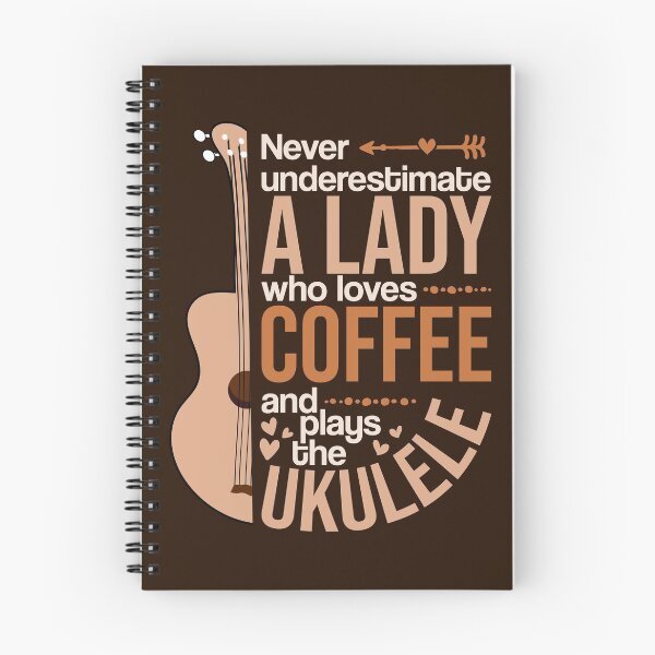 Item preview, Funny ukulele and coffee lady designed and sold by DeliriousSteve.
