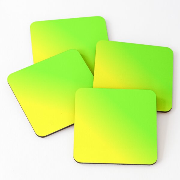 Item preview, Neon Yellow and Neon Yellow Green Ombré  Shade Color Fade  designed and sold by podartist.