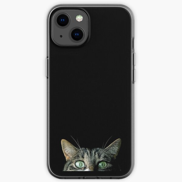 Peeking Cat iPhone Soft Case