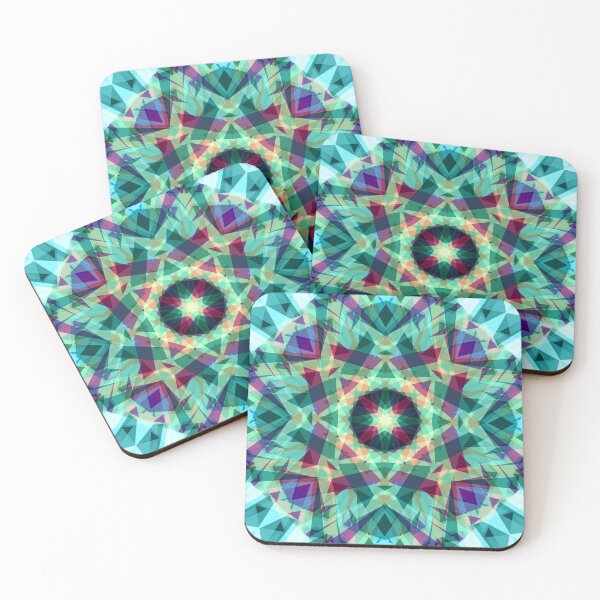 Item preview, Halloween Bright Green Purple Moroccan Geometric Star Pattern Mosaic designed and sold by PatternPerfect.