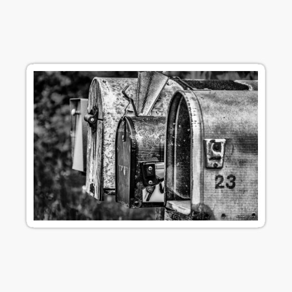 Mail Boxes in Baddeck Sticker