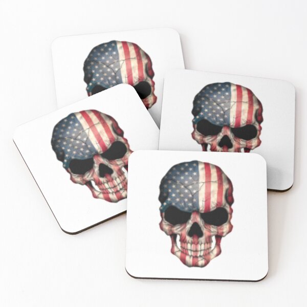 Item preview, Retro American Skull designed and sold by Anmol08.