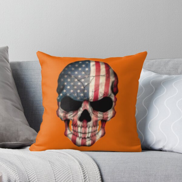 Item preview, Retro American Skull designed and sold by Anmol08.