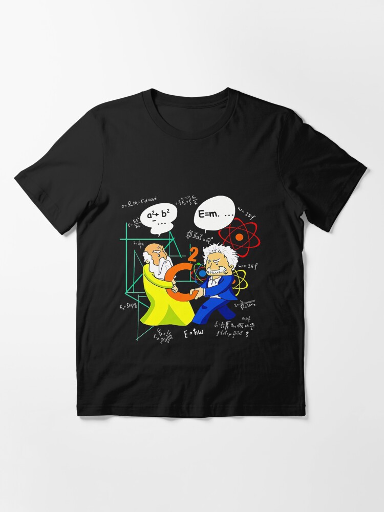 Thumbnail 3 of 7, Essential T-Shirt, Pythagoras And Einstein Essential T-Shirt designed and sold by HarrisonBartell.