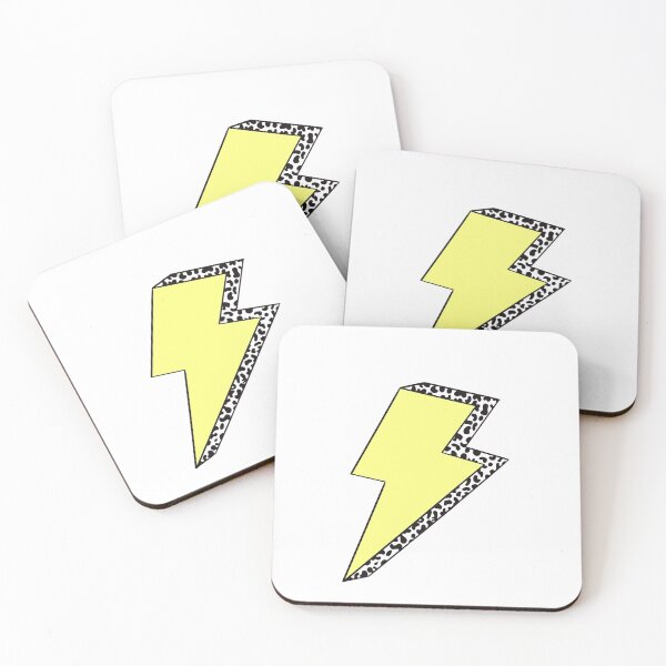 Item preview, Yellow Lightening Bolt Cheetah Print  designed and sold by madssticker.