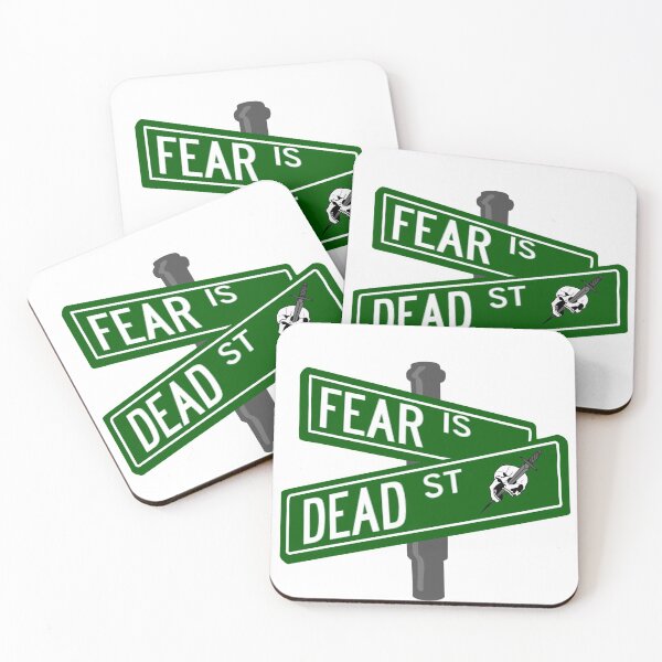 Item preview, Fear is dead street sign designed and sold by Thatgaybrand.