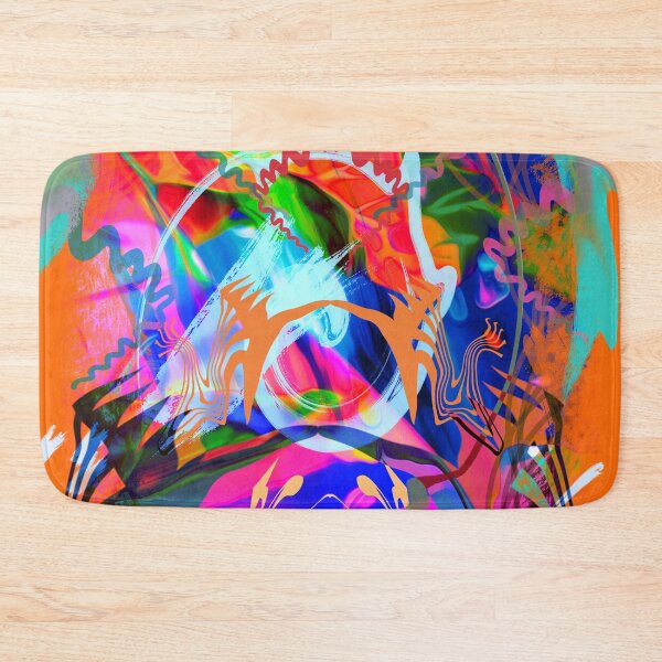 Item preview, Festive Abstraction 1 (expressionism, expressionist) designed and sold by Discordant Dreams Art.