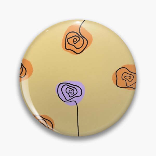 Item preview, Flower Explotion Pattern pin  designed and sold by nanibyanii.