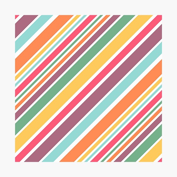 Item preview, Colorful diagonal stripes design designed and sold by BattaAnastasia.