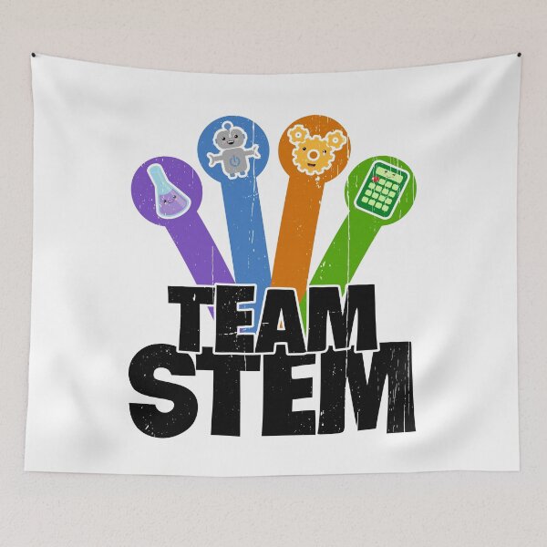 Item preview, Team Stem: Science, Technology, Engineering, Math Kawaii Icons  designed and sold by Happy Puppy Print On Demand.