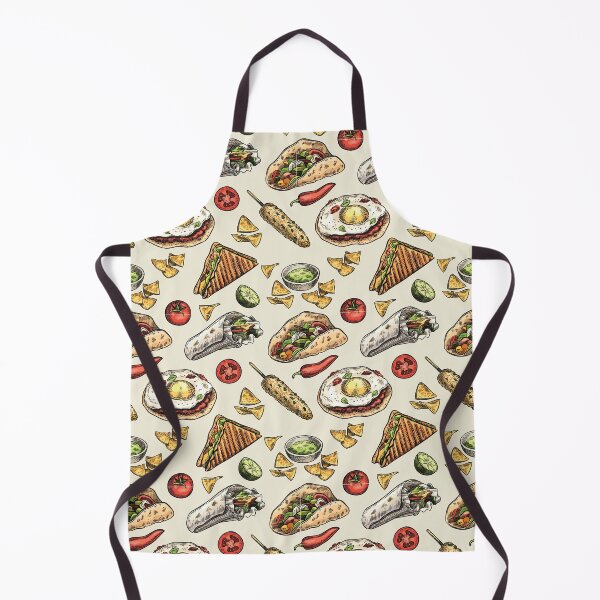 Item preview, Assorted Mexican Food Set - Taco, Guacamole, Burritos, Quesadillas,Nachos designed and sold by Alicia Chee.