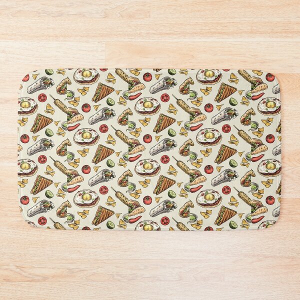 Item preview, Assorted Mexican Food Set - Taco, Guacamole, Burritos, Quesadillas,Nachos designed and sold by Alicia Chee.