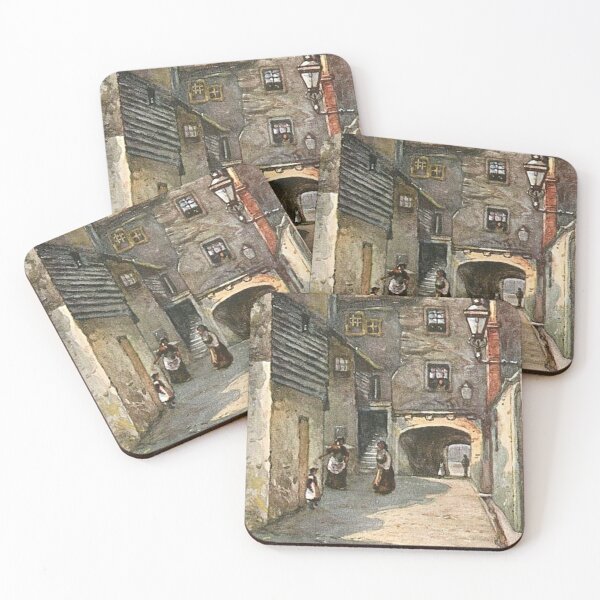 Item preview, Vintage Illustration of Bakehouse Close, Edinburgh (Outlander Location) designed and sold by yourscotland.