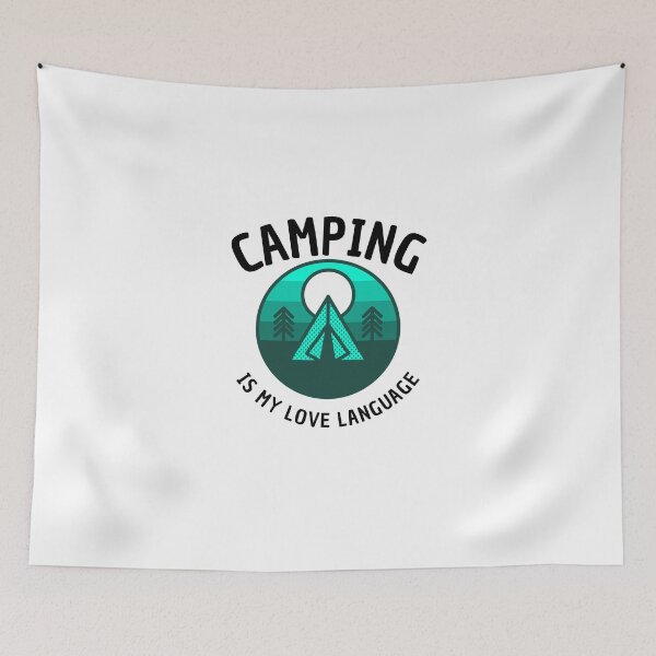 Item preview, Camping is My Love Language designed and sold by AryabyDesign.