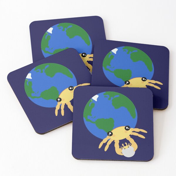 Item preview, Earth and Moon Hermit Crab designed and sold by daisyandlime.