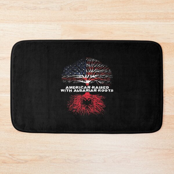 Item preview, American Raised With Albanian Roots Albania Sudadera con capucha designed and sold by wymanlynna.