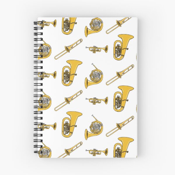 Item preview, Brass Instruments Sticker Pack Pattern designed and sold by doodlerob.