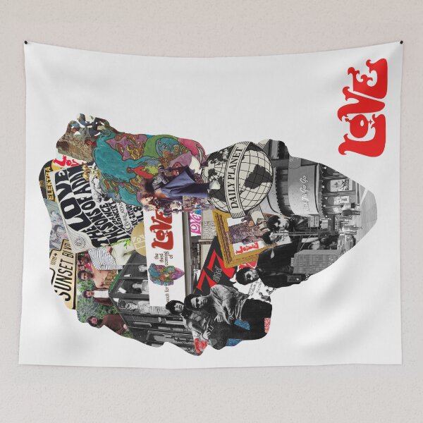 Item preview, Arthur Lee and Love Collage designed and sold by theoralcollage.