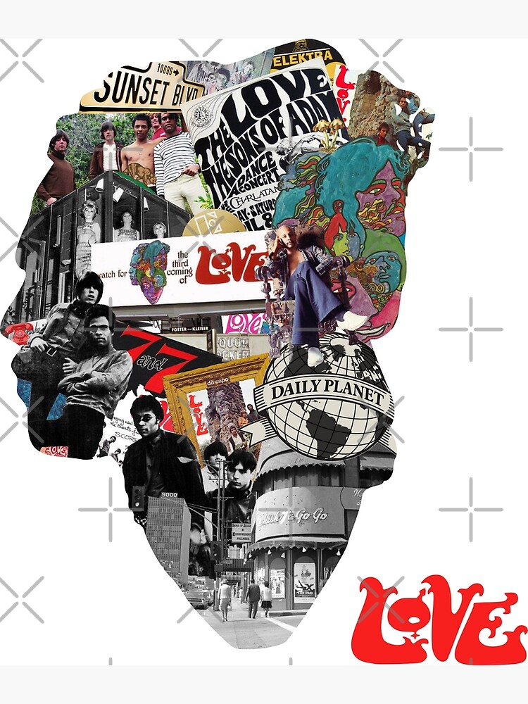 Arthur Lee and Love Collage | Poster