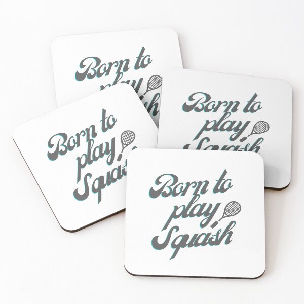 Item preview, BORN TO PLAY SQUASH designed and sold by ashish845.