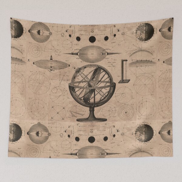 Item preview, Victorian Armillary Sphere - Vintage Astronomy designed and sold by OddPop.