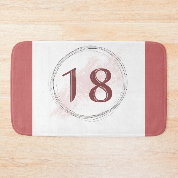 Item preview, Number Eighteen 18 designed and sold by 90onlinecart.