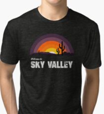 Camiseta de tejido mixto Bienvenido a Sky Valley