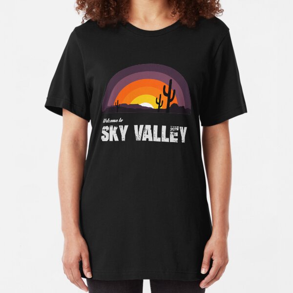 Welcome To Sky Valley Slim Fit T-Shirt