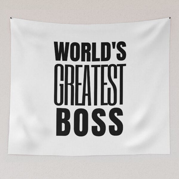 Item preview,  A Great Gift for Your Boss or Co-worker  "World's greatest boss." designed and sold by QuoteActually.