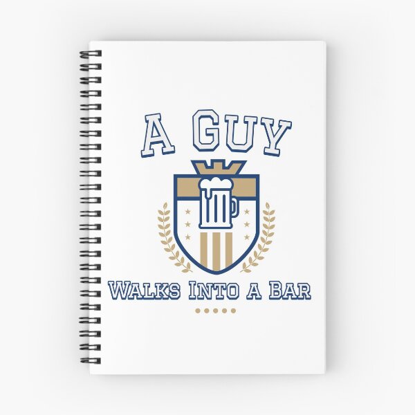 Item preview, A Guy Walks Into A Bar designed and sold by AryabyDesign.