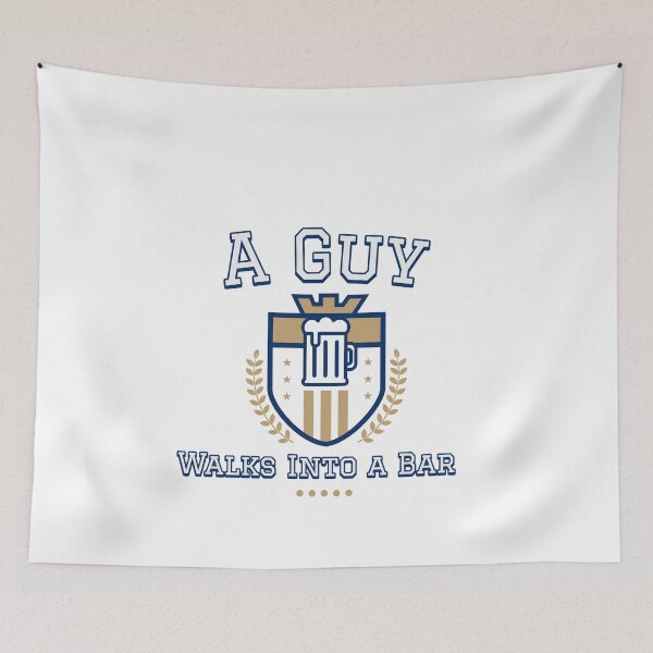 Item preview, A Guy Walks Into A Bar designed and sold by AryabyDesign.