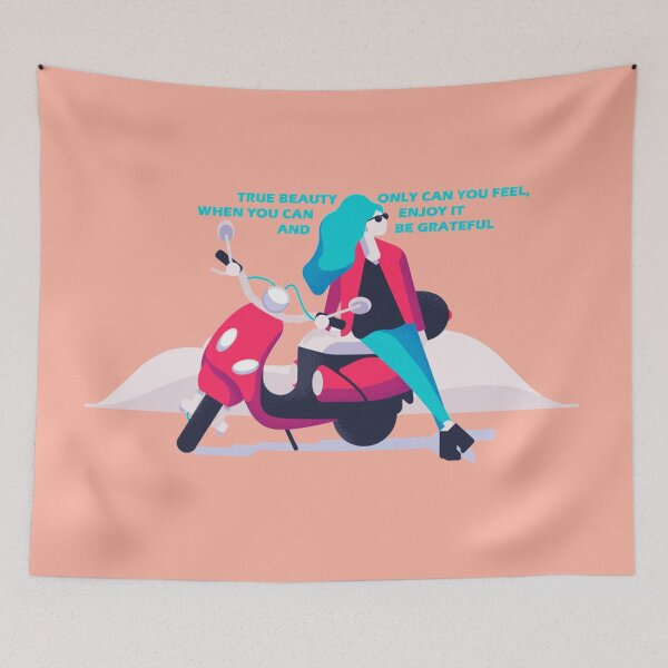 Item preview, Female Motorcyclist - Word Motivation designed and sold by Tazadahar.