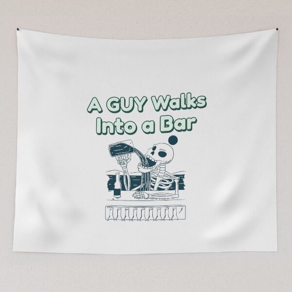 Item preview, A Guy Walks Into A Bar designed and sold by AryabyDesign.