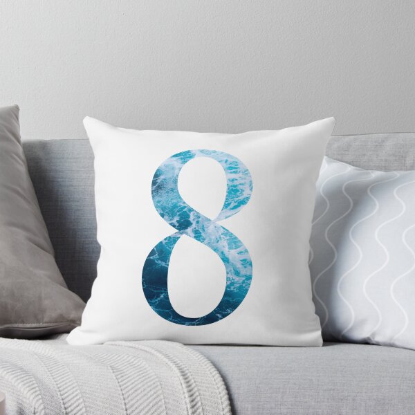 Item preview, Ocean Waves Number 8 designed and sold by LiveAndGlow.