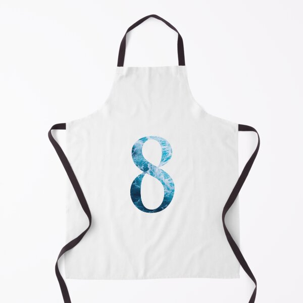 Item preview, Ocean Waves Number 8 designed and sold by LiveAndGlow.