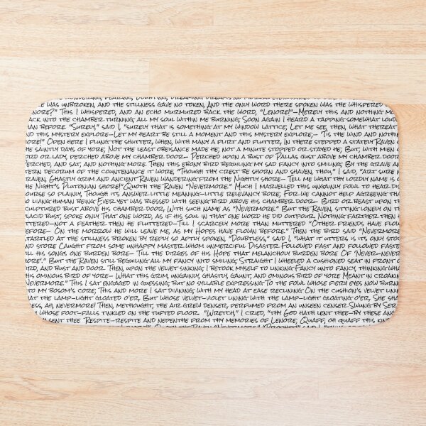 Item preview, The Raven Text on White Background designed and sold by theted4.