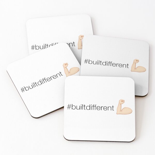 Item preview, #builtdifferent designed and sold by Magic Word Art.