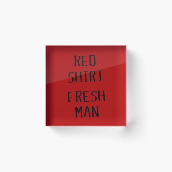 Artikelvorschau, Redshirt-Neuling-wesentliches T-Shirt entworfen und verkauft von kstrafen.