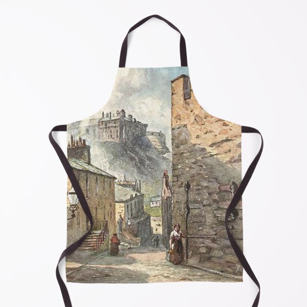 Item preview, Vintage Illustration of Edinburgh Castle from the Flodden Wall Vennel, Edinburgh designed and sold by yourscotland.