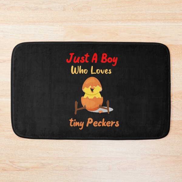 Item preview, Just A Boy Who Loves Peckers Funny Tiny Peckers Gift  designed and sold by TownDesigns.