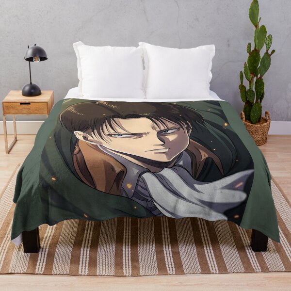Levi Ackerman Throw Blankets for Sale | Redbubble