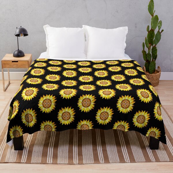 Item preview, Golden Mandala Sunflower, Summer Yellow Flower designed and sold by orangeblue21.