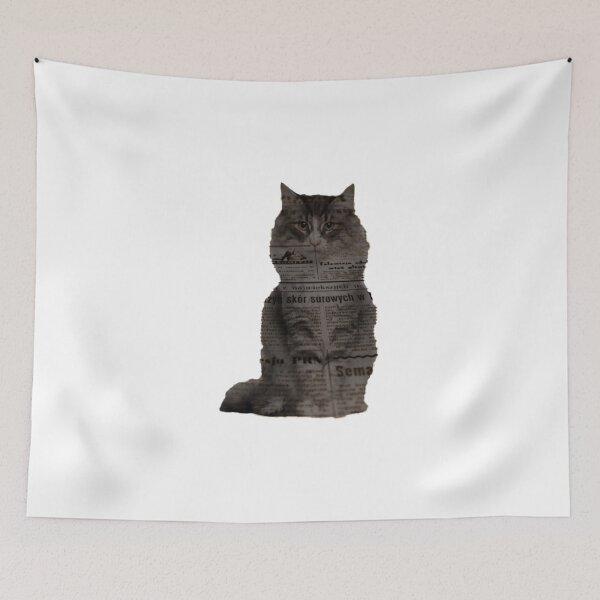Item preview, cat newspaper designed and sold by shop-course.