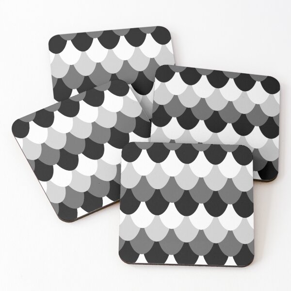 Item preview, Black and White scales  designed and sold by daisyandlime.