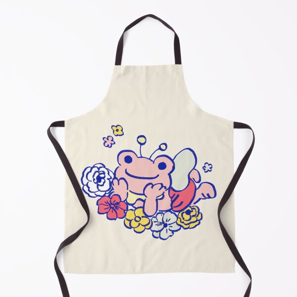Item preview, I draw pink pickles the frog fairy happy in bed of flowers designed and sold by RansRoom.