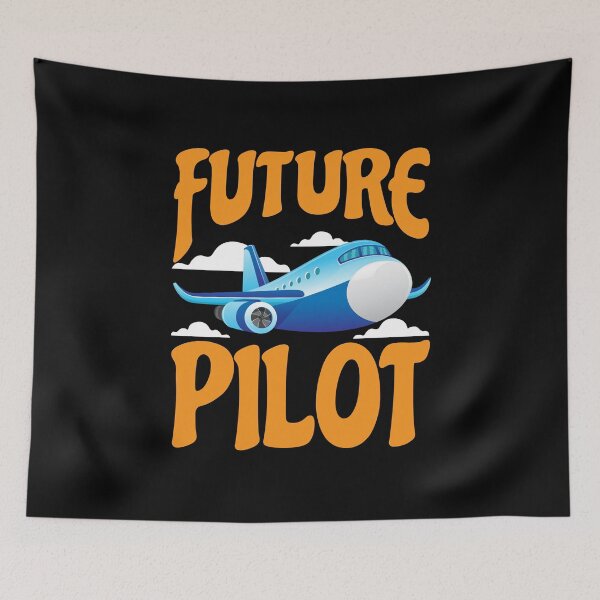 Item preview, Future Pilot Kids, Toddler Airplane Pilot Boy Girl designed and sold by Maria Garcia.