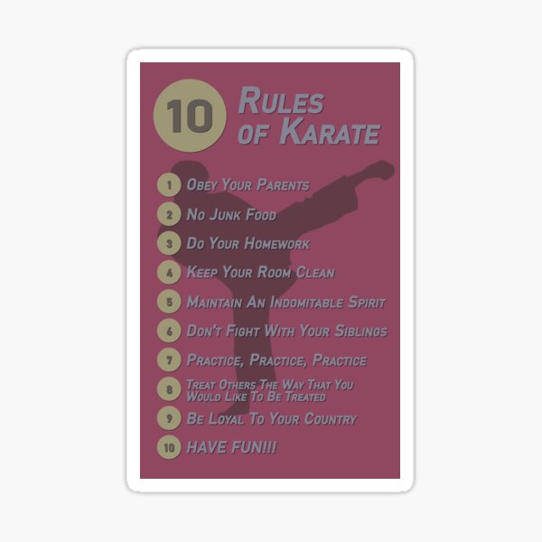 10-rules-of-karate-from-the-office-us-sticker-for-sale-by-mni-labs